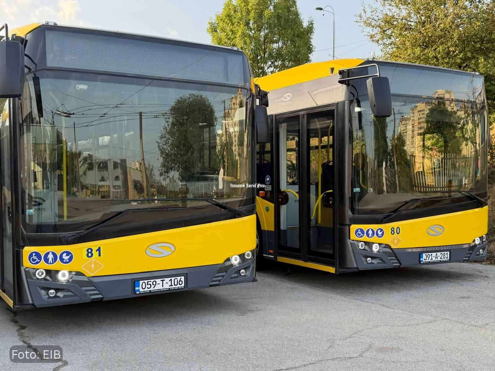 Novi Solaris Trollino 18 trolejbusi u Sarajevu