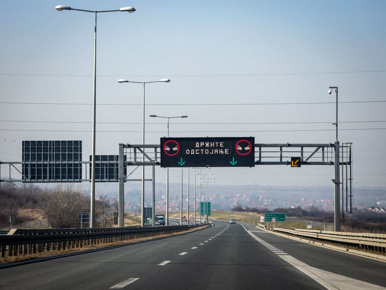 Autoput u Srbiji.